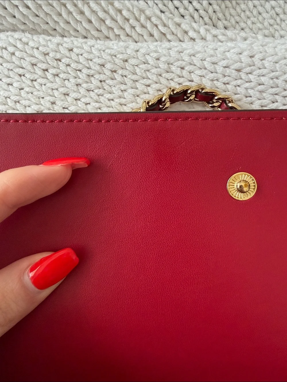 Tory Burch Savannah Red Crossbody Wallet